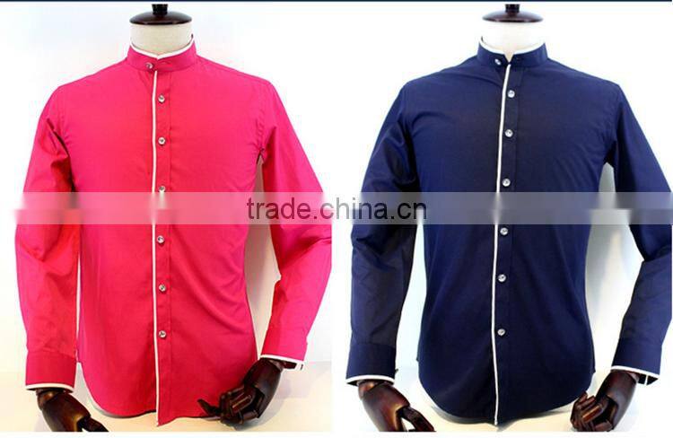 100% Cotton New button down shirts ,fashion pinstripe long sleeve shirts for men,OEM service for men's shirts