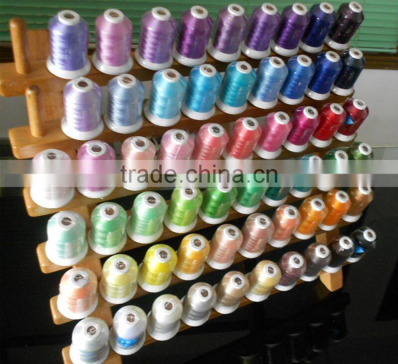 New 58 Large 100% Viscose Rayon Machine Embroidery Thread Spools, 800m *58 Free Shipping