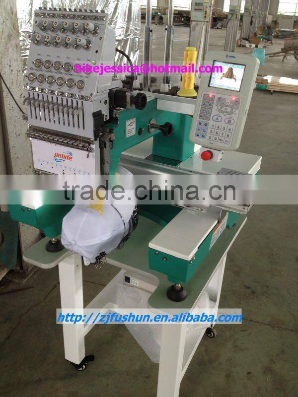 FS-Single head Cap and Flat computerized embroidery machine