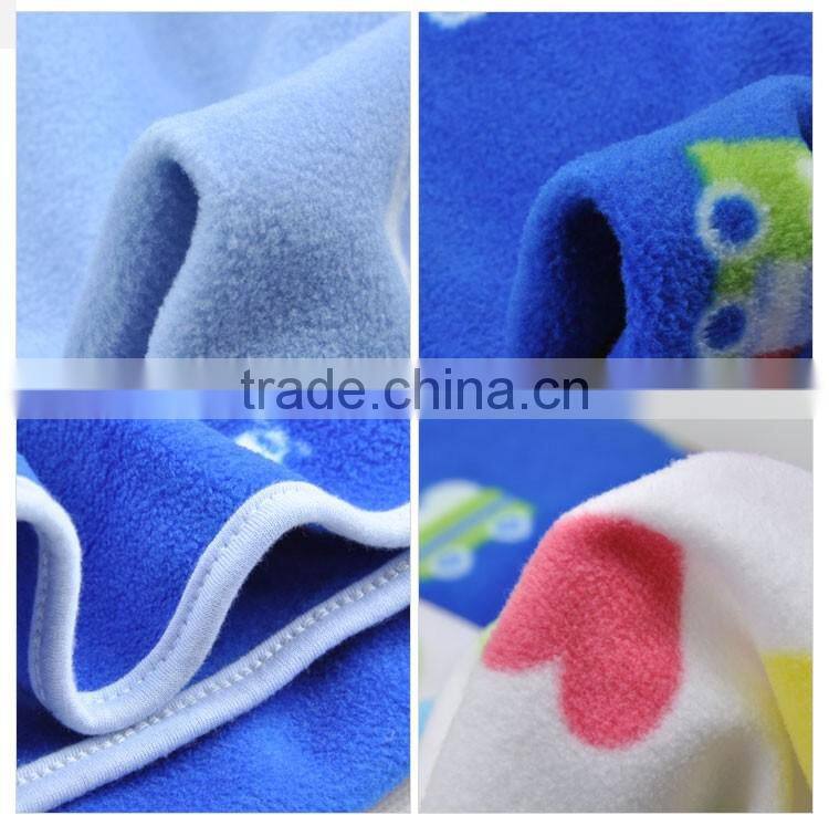 Knitting Foldable Stitched Polar Fleece Plaid Blanket