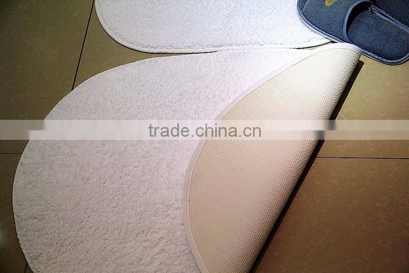 round cotton anti-slip hotel bath rug