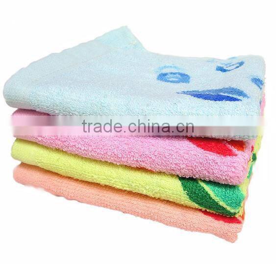 Wholesale 100% Cotton Custom Printed Velour Face Towel