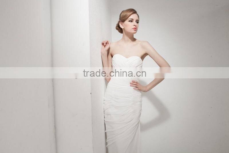 Mermaid Sweetheart Court Train Lace Wedding Dress AS30702