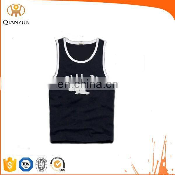 Gym 100% cotton custom tank top for yoga, fitness