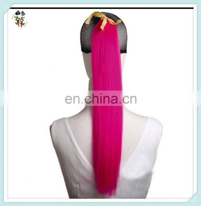 Colorful Long Straight Drawstring Synthetic Hair Ponytails HPC-0103