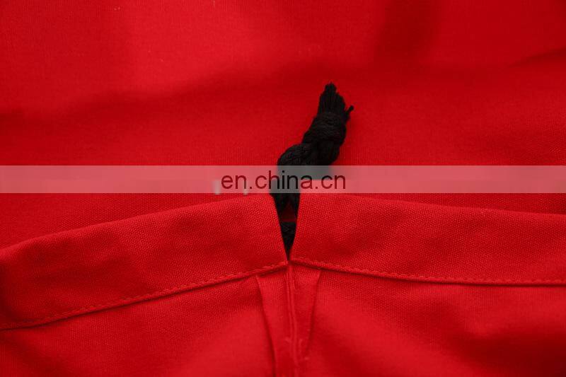 hight quality red Burlap canvas christmas gift Santa Sacks