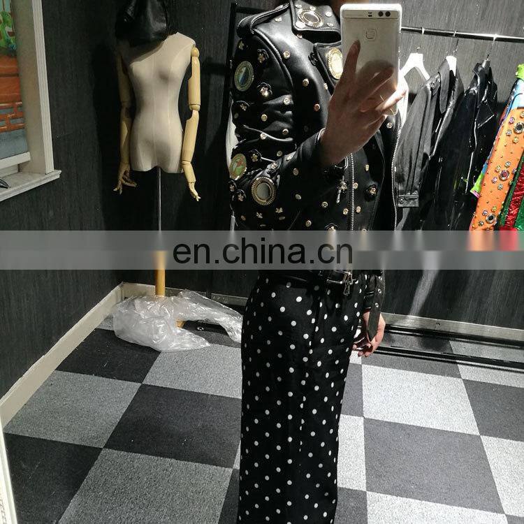 Soft Genuine Lambskin Leather Short Jacket Italian Leather Jacket Women