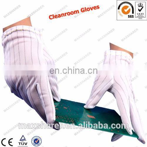 Made in China Disposable cheap & comfort ESD Fabric Gloves C0501