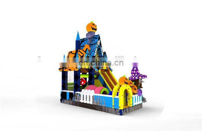 2017 Newest design yard inflatable halloween slide
