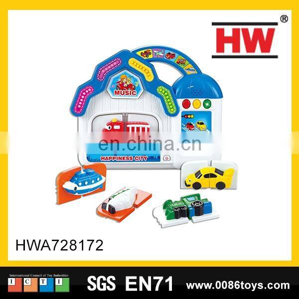 Green color racing model bricks construct toy Building bricks