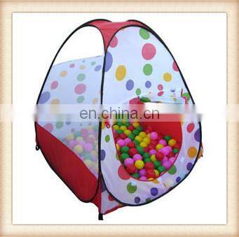 Cute shape kids play toys house toys tent with ball kid tent