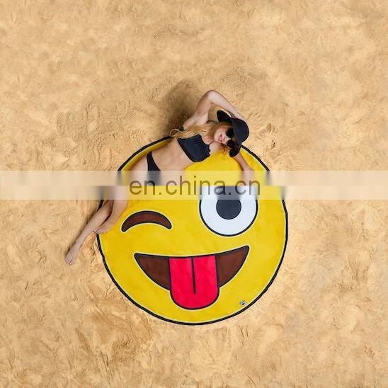 Funny Printed Round Beach Sarong Towel