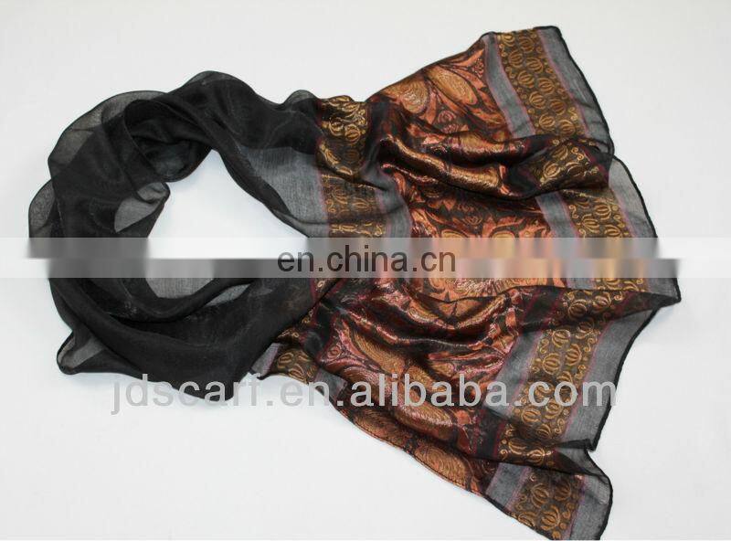 Latest silk ,SOFT, thin summer scarves coffee scarf baby girl party dress