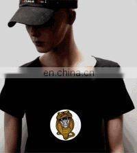 fashion cool flashing LED light EL T-shirt for dancing with colorful logo