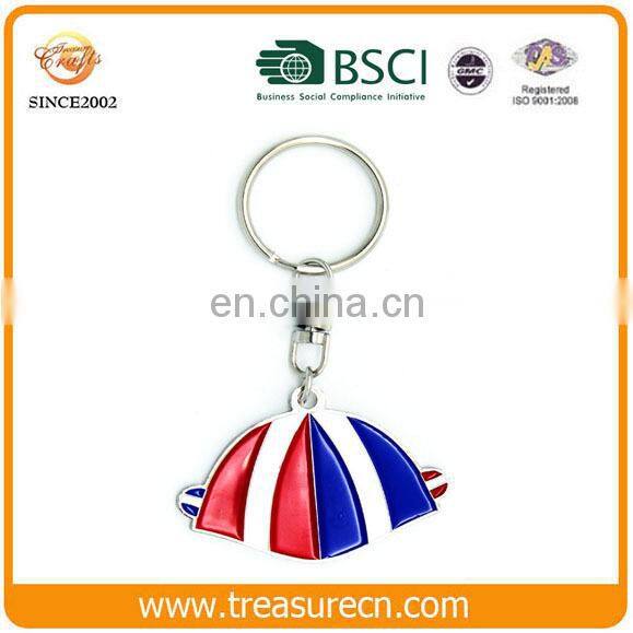 Zinc alloy bag charms metal key chain promotional