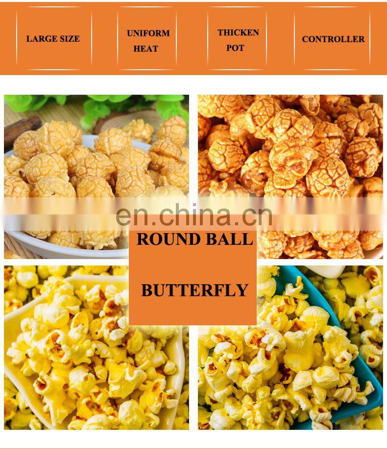 CE approved Air Popping Battery Operated Popcorn Making Machine