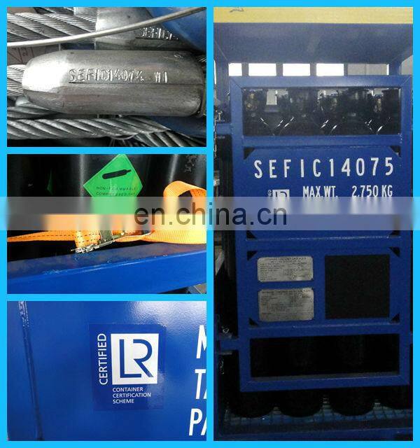 2015 Newest Low Price High Pressure Seamless Steel Oxygen, Nitrogen, Argon Gas Cylinder DNV Offshore Container