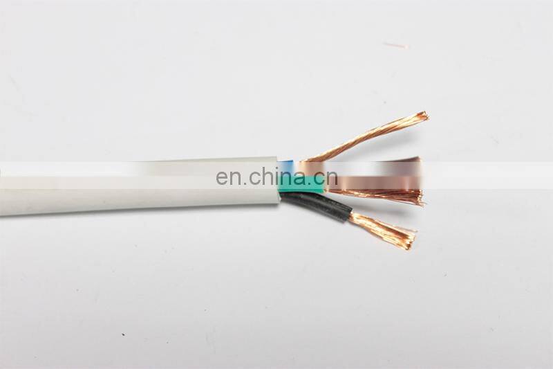 flat round flexible earthing ground power rubber insulated cable