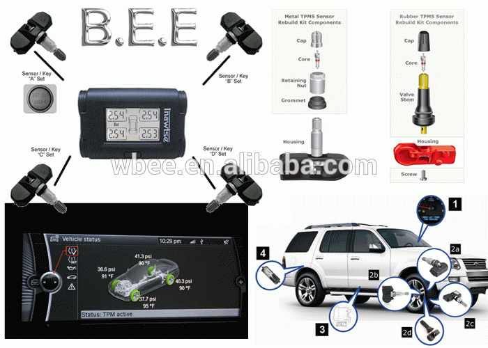 Tire Pressure Monitoring Sensor 40700-1AY0A 56029359AC 56029481AB 52933-2B000 529332B000 52933-2L600 529332L600 52933-2S400