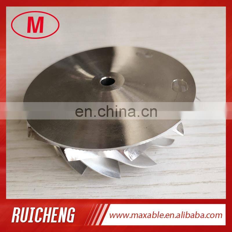 TD04HL 49.04/60.13mm 11+0 blades high performance turbo milling/aluminum 2618/billet compressor wheel