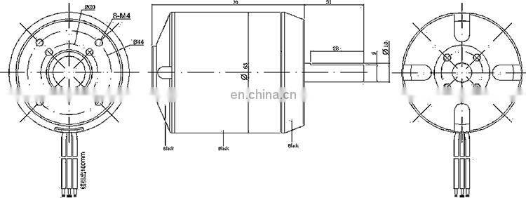 factory wholesale brushless dc electric motor 24v high rpm bldc motor for Mountainboard/e-skateboard/electric scooter BMM751