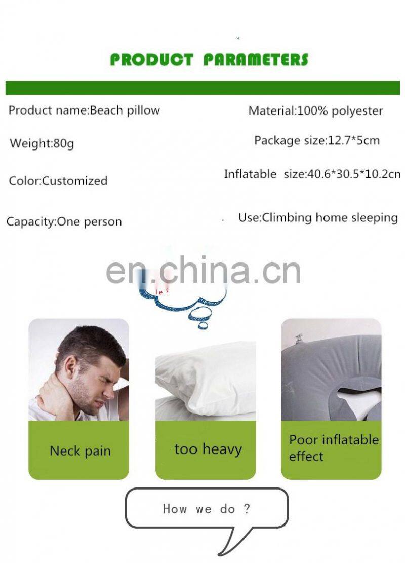 2019 Amazon hotsell Travel Pillow Good Rest Inflatable Beach Pillow