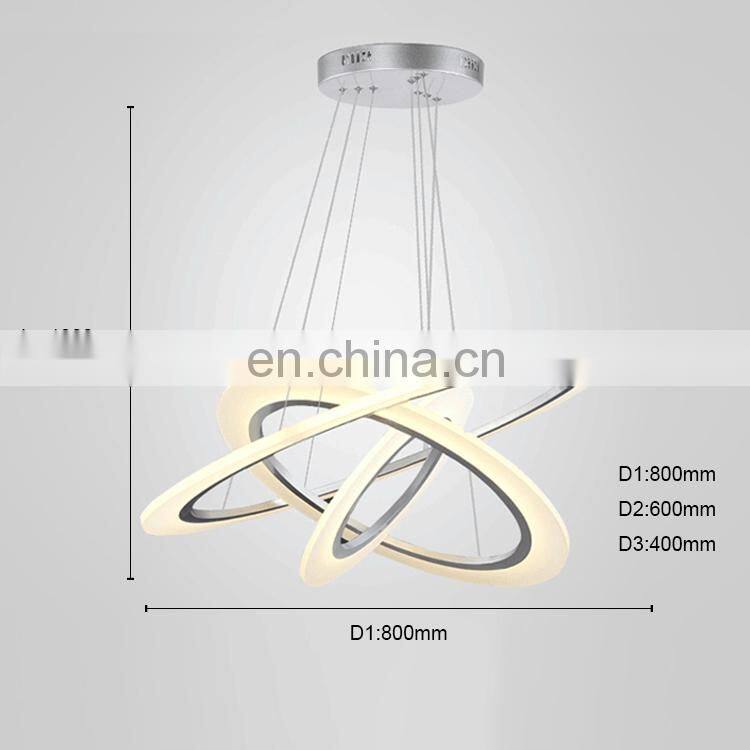 2019 hot sale modern acrylic chandelier for party from Zhongshan