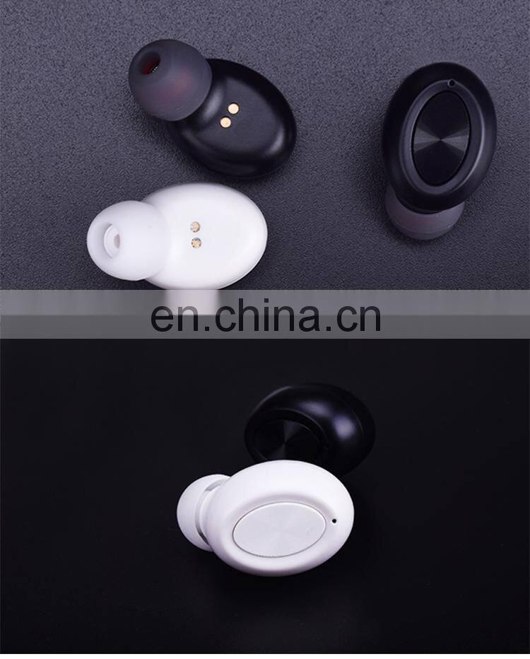 New Handfree Noise Cancelling Portable Active True Wireless Single Headset Earphone With Mic for Mobile Phone