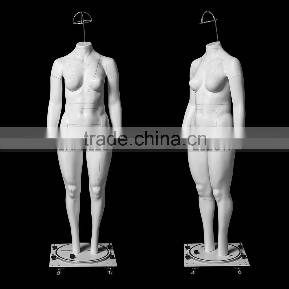 GH24 Women fat ghost mannequin plus-size invisible removable model female dummy