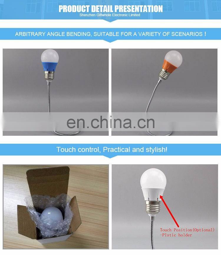 Wholesale Factory Silver Case Led Lamp Eye-Caring Lamp Usb