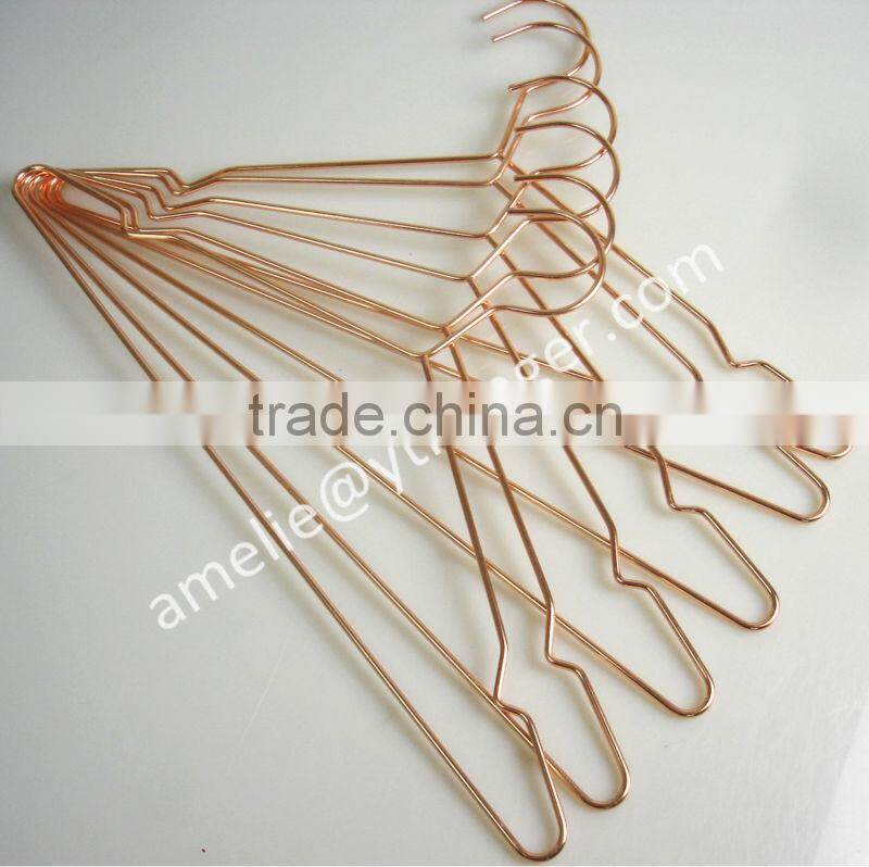 copper metal coat hangers for clothes
