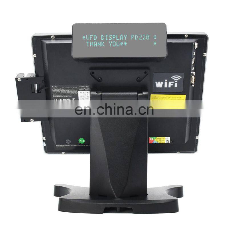 Ready to shipping 15inch Cash Register Retail Pos System single Screen Pos System Machine All In One Tablet