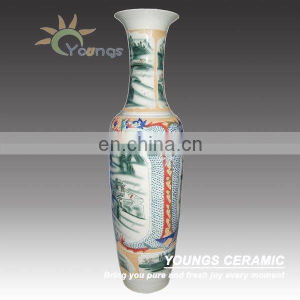 Blue&White Porcelain Large Dragon Vase