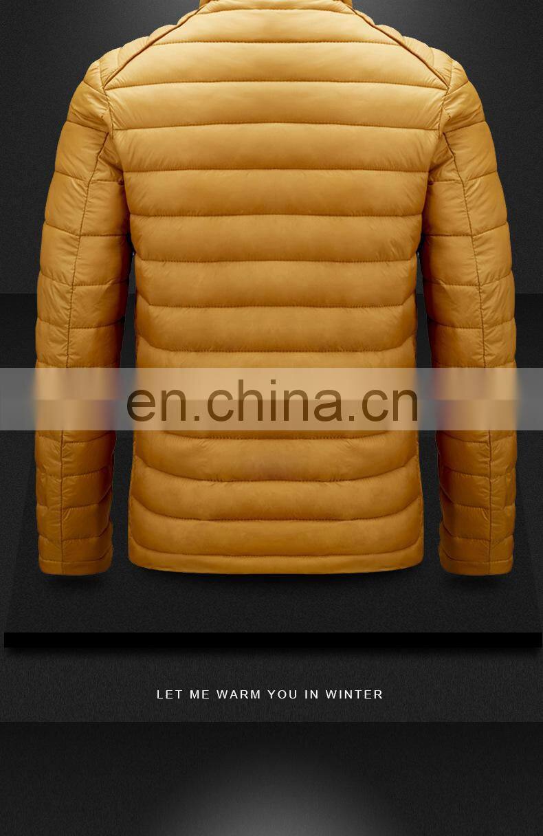 2021 autumn and winter men's cotton-padded jacket casual cotton-padded jacket men's padded cotton-padded bread  bubble coat