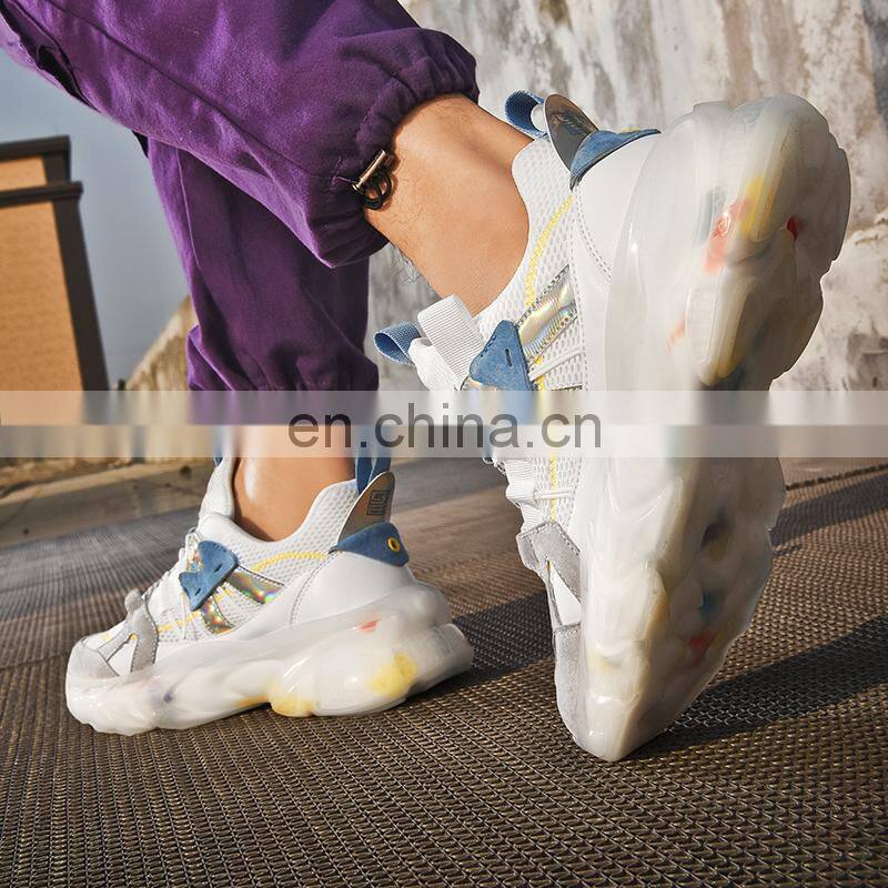 Factory Outlet Christmas Men's Spring and Autumn Mech Wind Customized Platform Shock Absorbing Running Casual Shoes