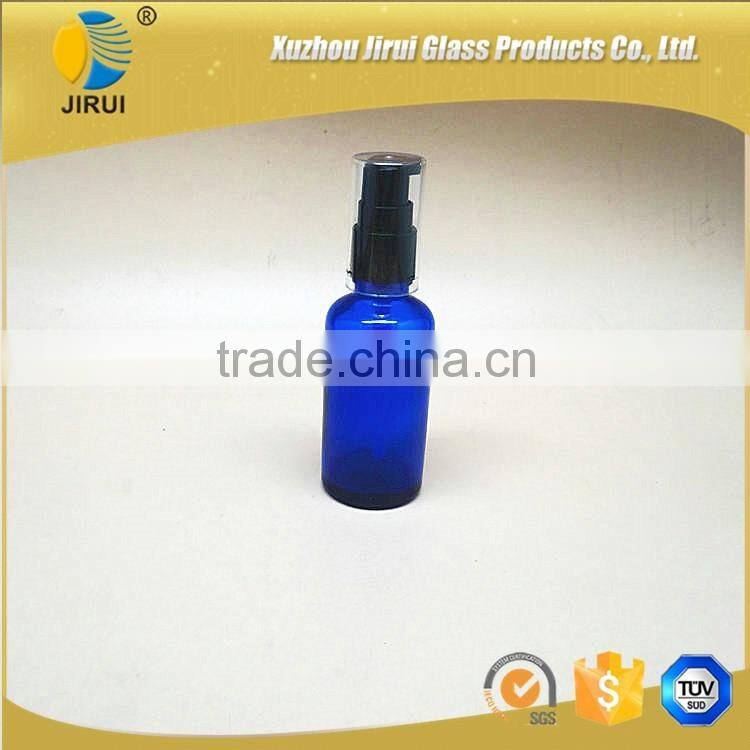 50ml blue glass oil bottles