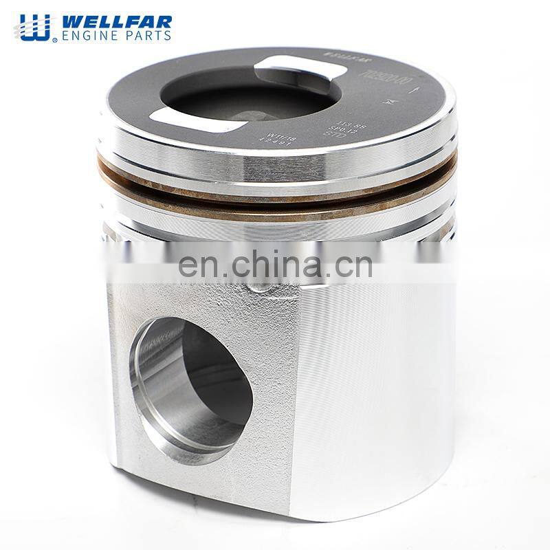 3925878 114mm Wellfar 6CT 260HP piston For cummins engine piston 3925878