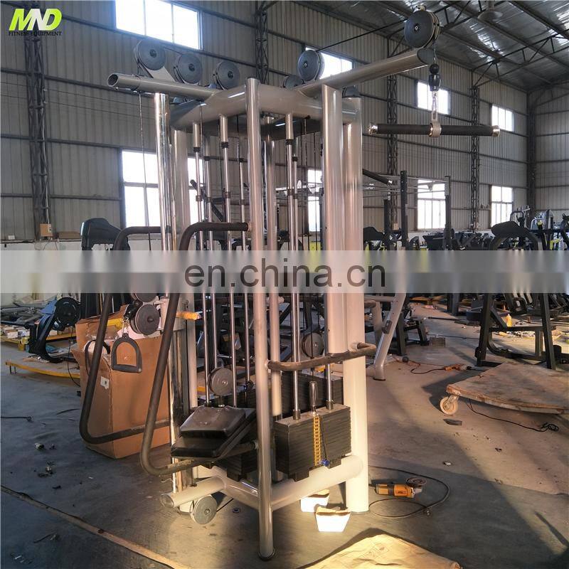 High Quality Home Shandong MND Multi Station Cable Jungle Fitness Equipment Gym Machine Mutli Function Station