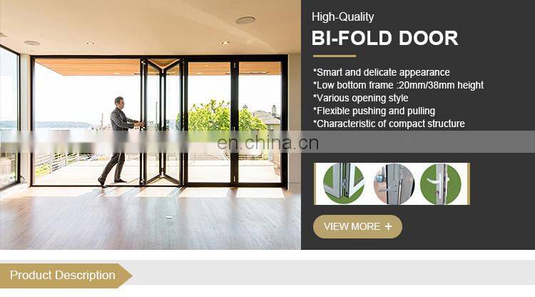 Energy saving exterior aluminum folding door