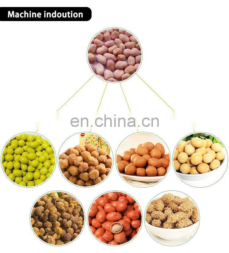 industrial nuts peanut chocolate almond sugar coating pan machine for sale