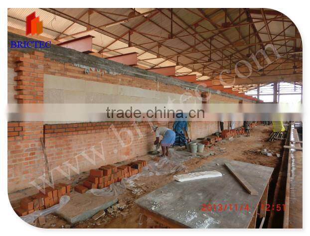 Working Radius 3130mm clay acid brick factory for sale