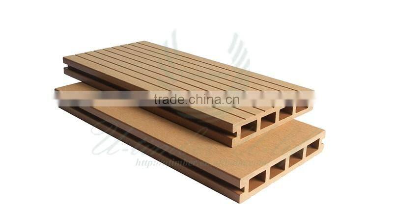 cheap wood plastic compsite decking material for floor