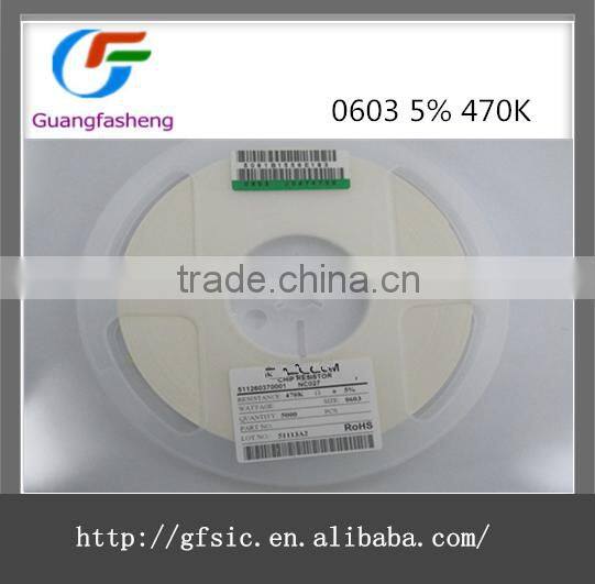 (hot sale)0603 5% 470K