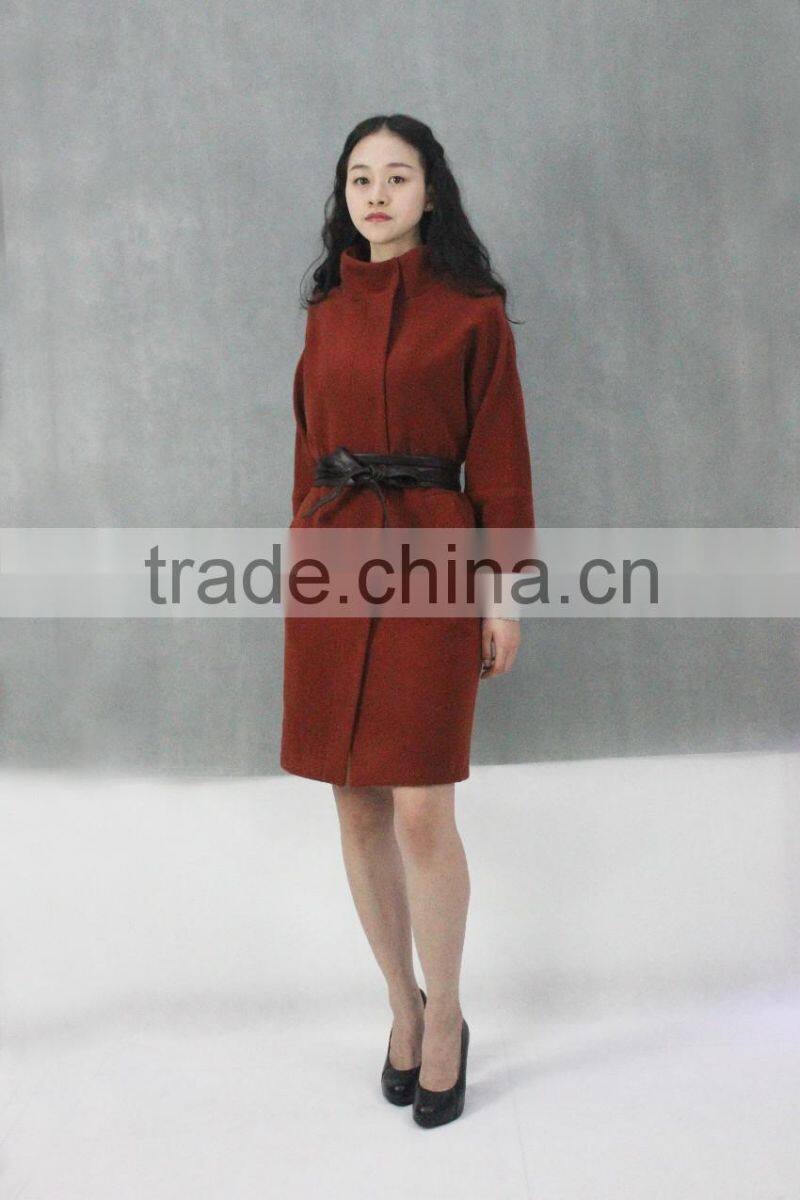 2015 fashion outdoor Fashion Winter Women Long Cotton Coat wool coats wholesale for women