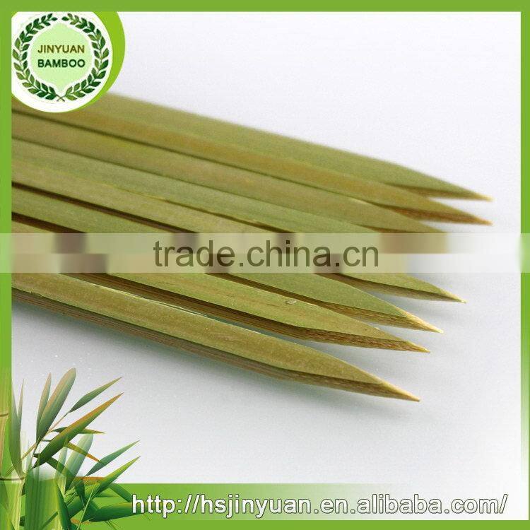 New arrival durable bamboo flat skewer for kids