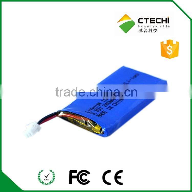 190mAh 3.7V Li-Polymer Headphone Battery for CS50/CS70 part no. 65358-01