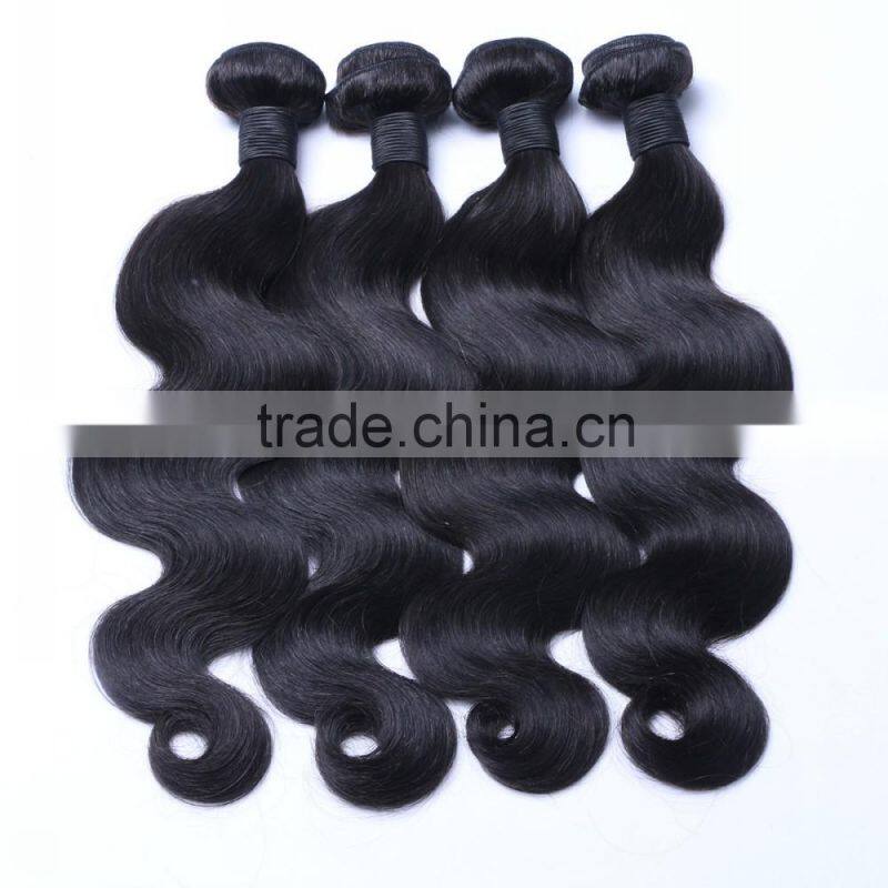 In stock fast shipping grade 7a brazilian human hair weave 18 20 22 inch long