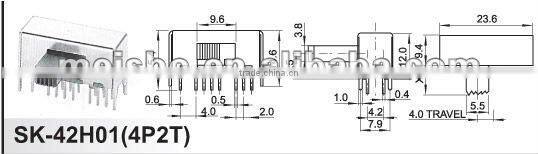 CCC 0.5a on off slide circuit breaker lock