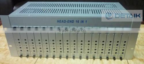 High Quality 16 in1 CATV Fixed RF Modulator JM-50168