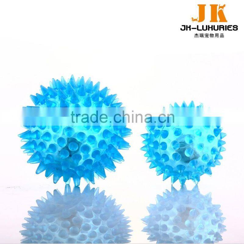 shining soft stab thorn ball led pet ball